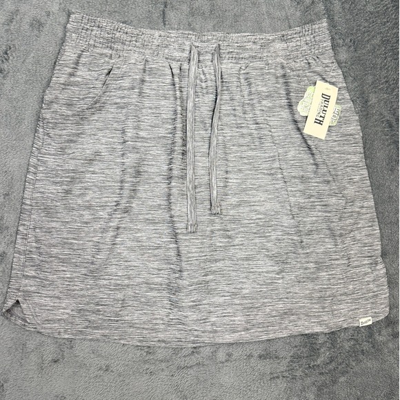 Duluth Trading Co Skort Women's Medium Gray Active Athletic Golf Casual - Picture 1 of 9